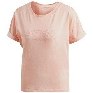adidas  Ess Allcap Tee  Rövid ujjú pólók Rózsaszín