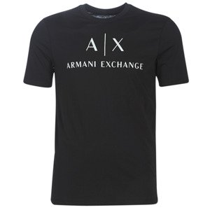 Armani Exchange  8NZTCJ  Rövid ujjú pólók Fekete