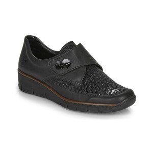 Rieker  537C0-02  Oxford cipők Fekete
