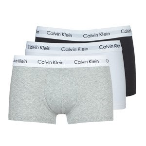 Calvin Klein Jeans  COTTON STRECH LOW RISE TRUNK X 3  Boxerek Fekete