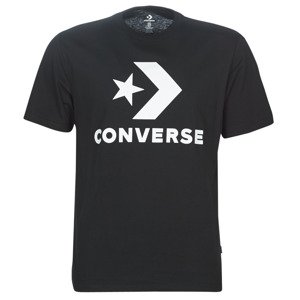 Converse  STAR CHEVRON  Rövid ujjú pólók Fekete