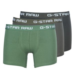 G-Star Raw  CLASSIC TRUNK CLR 3 PACK  Boxerek Zöld
