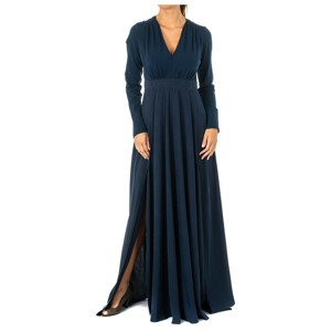 La Martina  KWD005-07017  Hosszú ruhák Kék