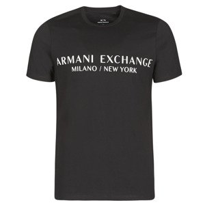 Armani Exchange  HULI  Rövid ujjú pólók Fekete