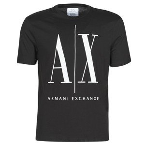 Armani Exchange  HULO  Rövid ujjú pólók Fekete