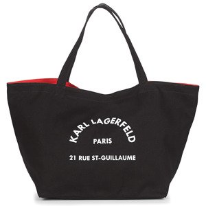 Karl Lagerfeld  RUE ST GUILLAUE CANVAS TOTE  Bevásárló szatyrok / Bevásárló táskák Fekete