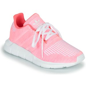 adidas  SWIFT RUN J  Rövid szárú edzőcipők Rózsaszín