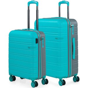 Jaslen  San Marino 139 L  Keményfedeles bőröndök Kék