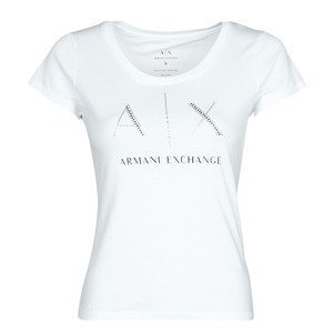 Armani Exchange  8NYT83  Rövid ujjú pólók Fehér