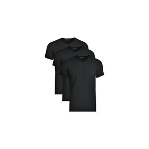 Tommy Hilfiger  3PAK  Rövid ujjú pólók Fekete