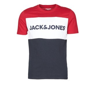 Jack & Jones  JJELOGO BLOCKING  Rövid ujjú pólók Piros