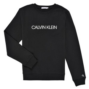 Calvin Klein Jeans  INSTITUTIONAL LOGO SWEATSHIRT  Pulóverek Fekete