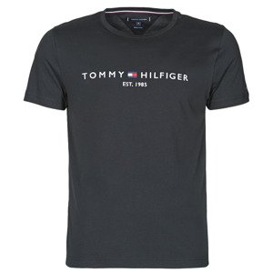 Tommy Hilfiger  CORE TOMMY LOGO  Rövid ujjú pólók Fekete