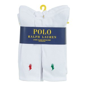 Polo Ralph Lauren  ASX110 6 PACK COTTON  Sport zoknik Fehér