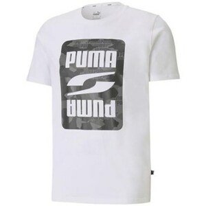 Puma  Rebel Camo Graphic Tee  Rövid ujjú pólók Fehér