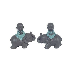 Signes Grimalt  Buddha Az Elefánton 2U  Szobrok, figurák Kék