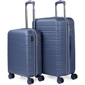 Jaslen  San Marino 139 L  Keményfedeles bőröndök Kék