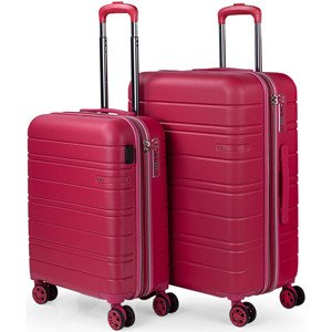 Jaslen  San Marino 139 L  Keményfedeles bőröndök Rózsaszín