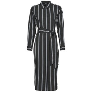 Lauren Ralph Lauren  RYNETTA-LONG SLEEVE-CASUAL DRESS  Hosszú ruhák Fekete