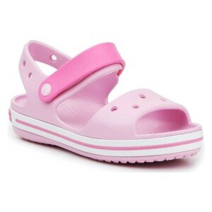 Crocs  Crocband Sandal Kids12856-6GD  Szandálok / Saruk Rózsaszín