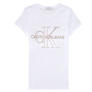 Calvin Klein Jeans  TIZIE  Rövid ujjú pólók Fehér