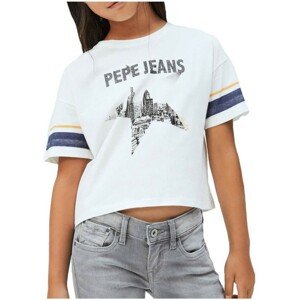 Pepe jeans  -  Rövid ujjú pólók Fehér