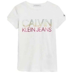 Calvin Klein Jeans  -  Rövid ujjú pólók Fehér