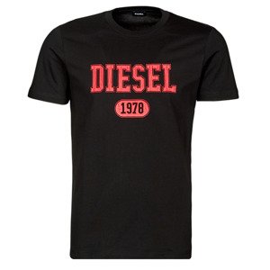 Diesel  T-DIEGOR-K46  Rövid ujjú pólók Fekete