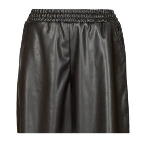 Karl Lagerfeld  PERFORATED FAUX LEATHER SHORTS  Rövidnadrágok Fekete