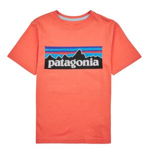 Patagonia  BOYS LOGO T-SHIRT  Rövid ujjú pólók Narancssárga