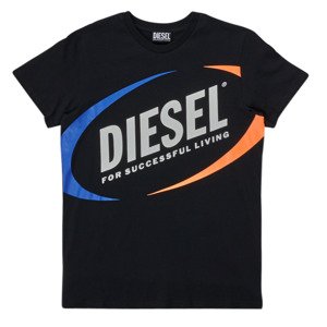 Diesel  MTEDMOS  Rövid ujjú pólók Fekete