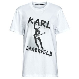 Karl Lagerfeld  KARL ARCHIVE OVERSIZED T-SHIRT  Rövid ujjú pólók Fehér