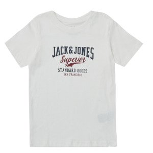 Jack & Jones  JJELOGO TEE SS O-NECK  Rövid ujjú pólók Fehér