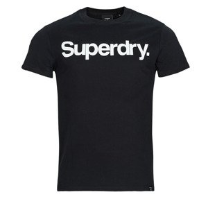 Superdry  CL TEE  Rövid ujjú pólók Fekete