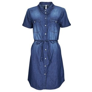 JDY  JDYBELLA S/S SHIRT DRESS  Rövid ruhák Kék
