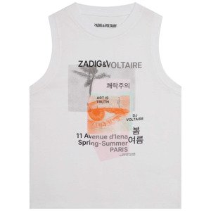 Zadig & Voltaire  X15378-10P-C  Trikók / Ujjatlan pólók Fehér