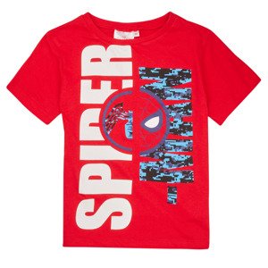 TEAM HEROES   T-SHIRT SPIDERMAN  Rövid ujjú pólók Piros