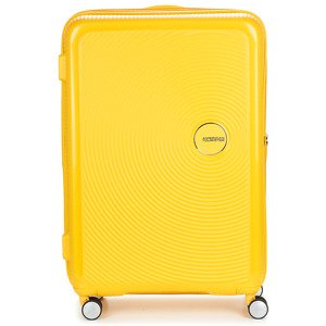 American Tourister  SOUNDBOX SPINNER 77/28 TSA EXP  Keményfedeles bőröndök Citromsárga