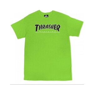 Thrasher  T-shirt outlined  Pólók / Galléros Pólók Zöld