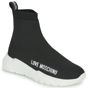 Love Moschino  LOVE MOSCHINO SOCKS  Magas szárú edzőcipők Fekete