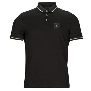 Armani Exchange  8NZFPQ  Rövid ujjú galléros pólók Fekete