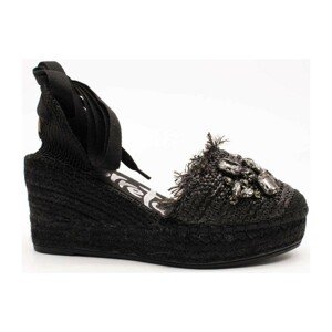 Vidorreta  -  Gyékény talpú cipők Fekete