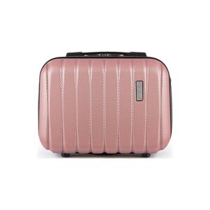 Solier  Abs STL902  Bőröndök Rózsaszín