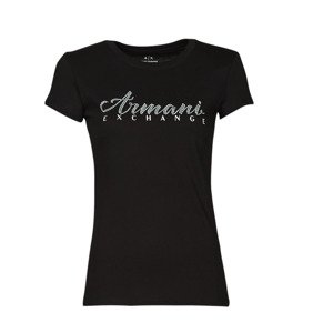 Armani Exchange  8NYT91  Rövid ujjú pólók Fekete