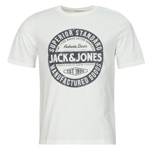 Jack & Jones  JJEJEANS TEE SS O-NECK  23/24  Rövid ujjú pólók Fehér