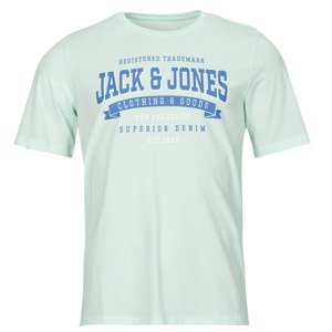 Jack & Jones  JJELOGO TEE SS O-NECK 2 COL SS24 SN  Rövid ujjú pólók Kék