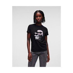 Karl Lagerfeld  230W1772 IKONIK 2 0  Pólók / Galléros Pólók Fekete