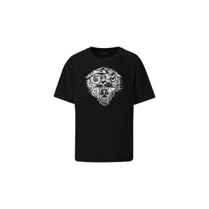 Ed Hardy  Tiger-glow t-shirt black  Rövid ujjú pólók Fekete