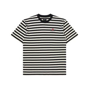 Edwin  Basic Stripe T-Shirt - Black/White  Pólók / Galléros Pólók Sokszínű