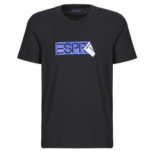 Esprit  SUS LOGO TEE  Rövid ujjú pólók Fekete